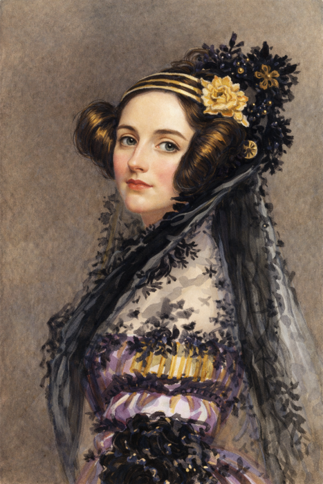 Image d'Ada Lovelace créée avec IA. 