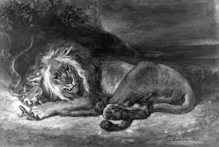 Le Lion et le moucheron, Fables, Jean de la Fontaine
