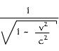 Coefficient de Lorentz Coefficient de Lorentz