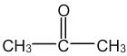 formule semi developpée de l'acetone