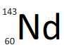 isotope néodyme 143