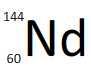 isotope néodyme 144