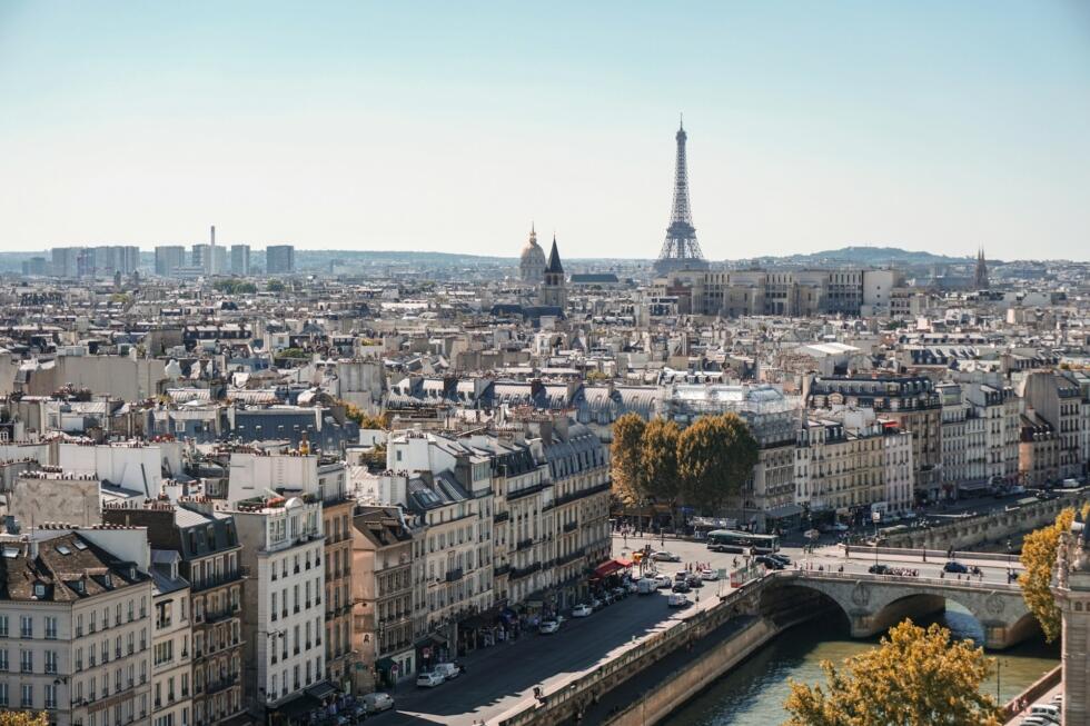 Photo aérienne de Paris